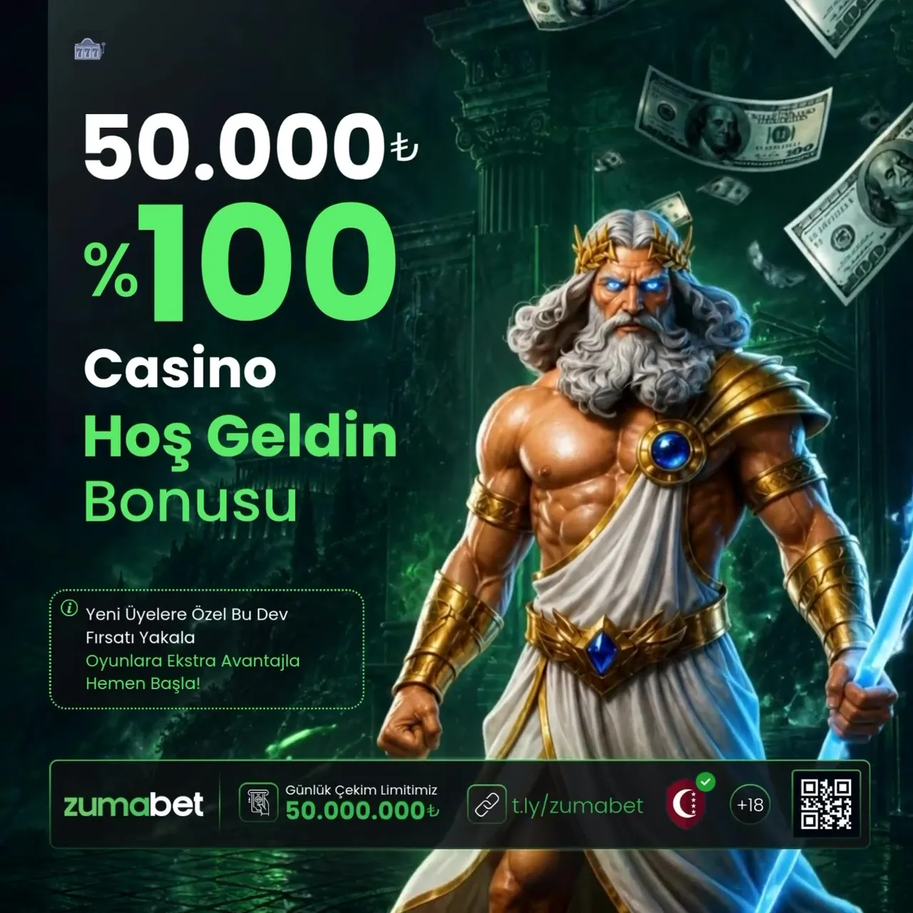 Zumabet'te Casino Hoş Geldin Bonusu İle Büyük Kazanç Fırsatı Seni Bekliyor! 